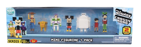 Moose Mineez NEW Disney Crossy Road Series 1 7 Pack Mini Figurine Set