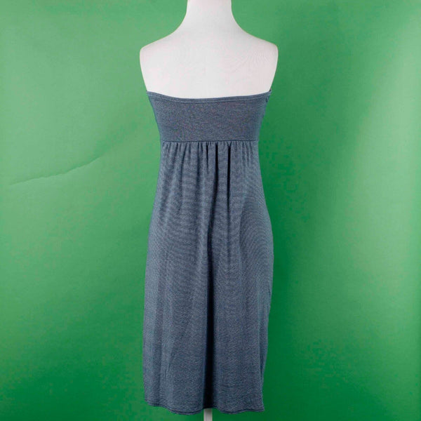 Michael Stars Sz OS (4) Blue Shine Bandeau Elastic Empire Waist Cotton Bld Dress