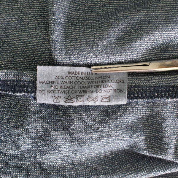 Michael Stars Sz OS (4) Blue Shine Bandeau Elastic Empire Waist Cotton Bld Dress