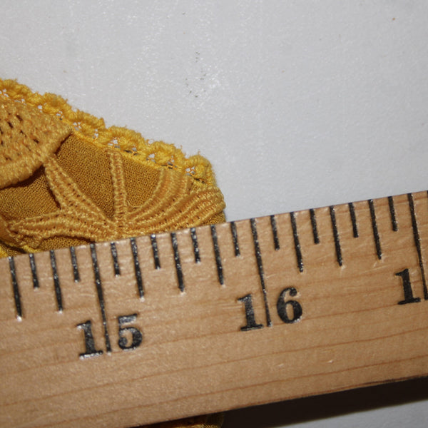 Adelyn Rae Sz S Gold Yellow Lined Lace Overlay Sleeveless 100% Polyester Dress