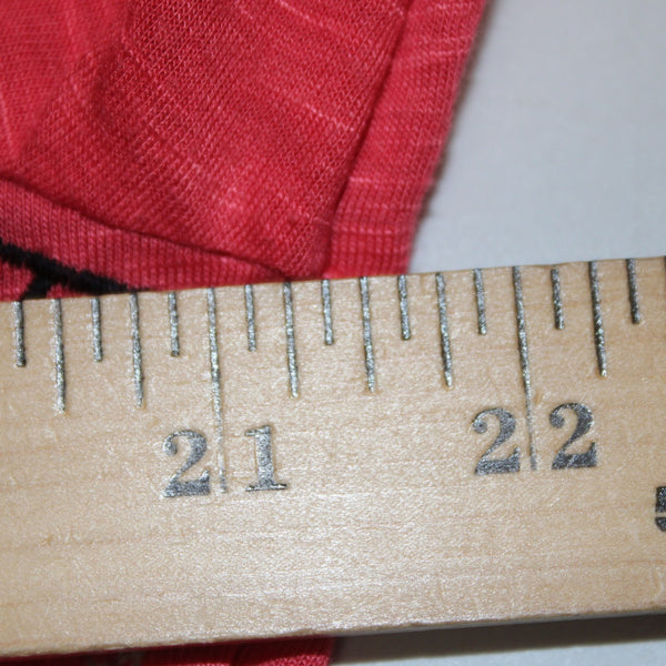 Style Co Top NEW $47 Sz XL Aurora Rose Red Black Embroidered Polyester Rayon Top