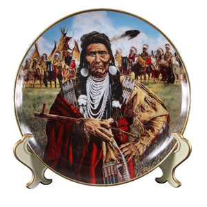 American Indian Heritage Foundation Museum Chief Joseph Man Of Peace V7247 Plate