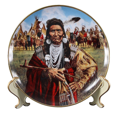 American Indian Heritage Foundation Museum Chief Joseph Man Of Peace V7247 Plate