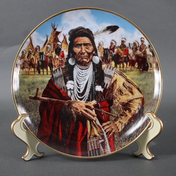 American Indian Heritage Foundation Museum Chief Joseph Man Of Peace V7247 Plate