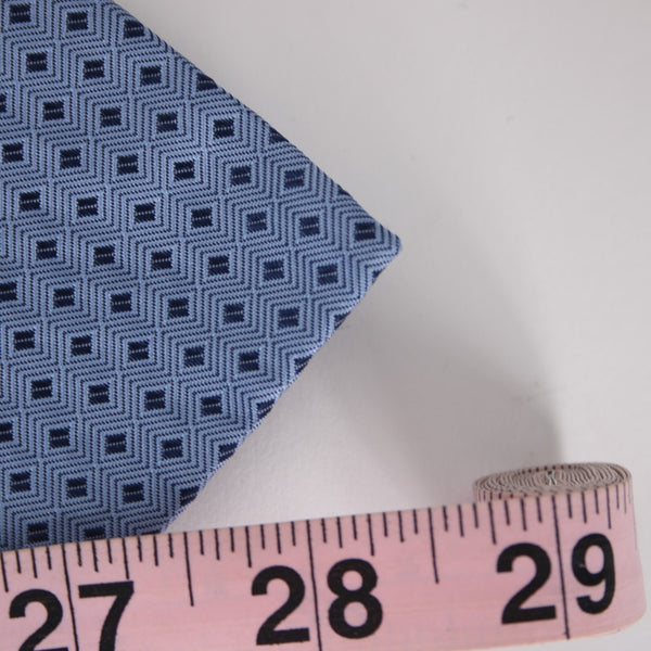 Christian Dior Tie Light Blue 57" x 3.5" Cravate Tissee Bleu Moyen 100% Silk Tie