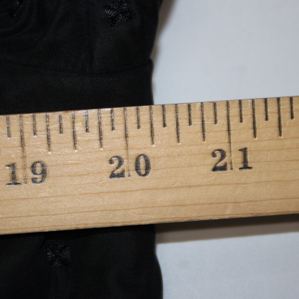 Hermes Coat Sz 34 Black Quilted Collared Button Down Pockets 100% Cotton Coat