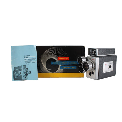 Kodak Cine Camera Turret f/1.9 Scopemeter Camera