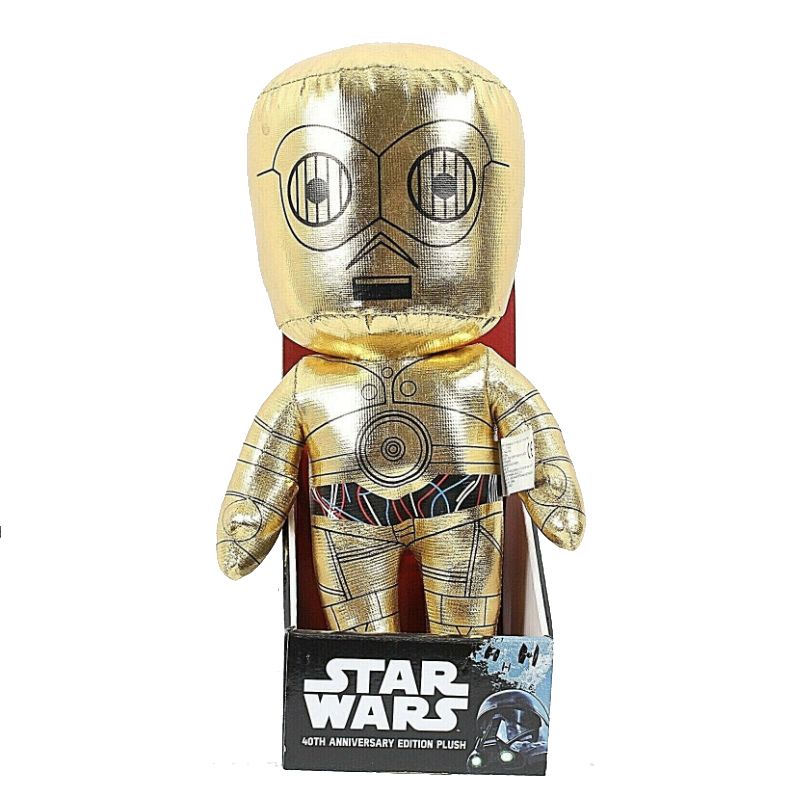 Disney Star Wars 40th Anniversary C-3PO 10" Articulated Plush Figure Collectible