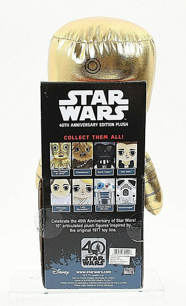 Disney Star Wars 40th Anniversary C-3PO 10" Articulated Plush Figure Collectible