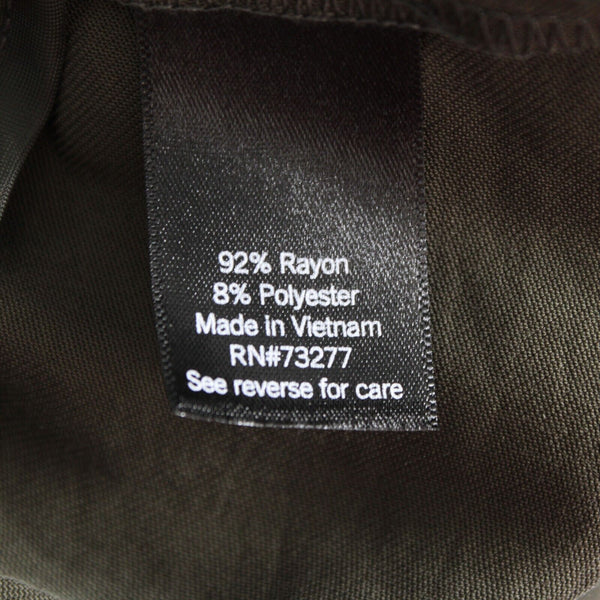 Simply Vera NEW $44 Sz XL X 4 Olive Green Elastic Waist Pocket Rayon Poly Shorts