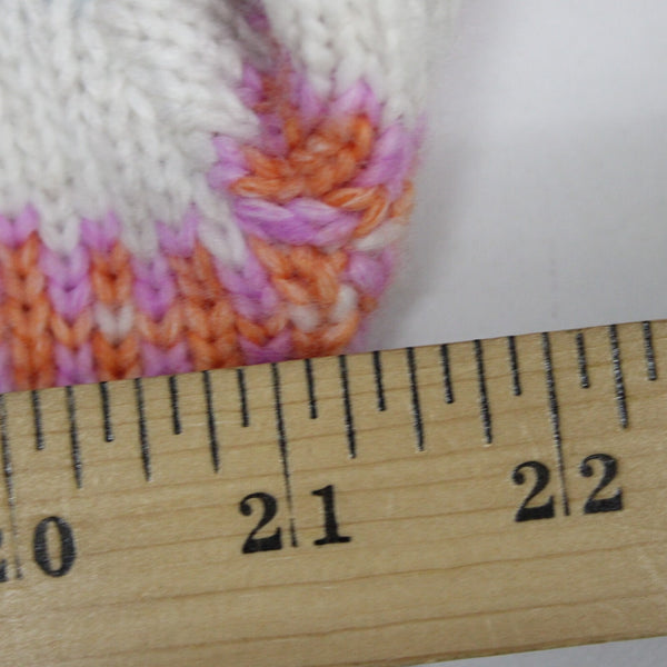 American Eagle NEW $45 Sz S White Multi Stripe Acrylic Blend Knit Oversz Sweater