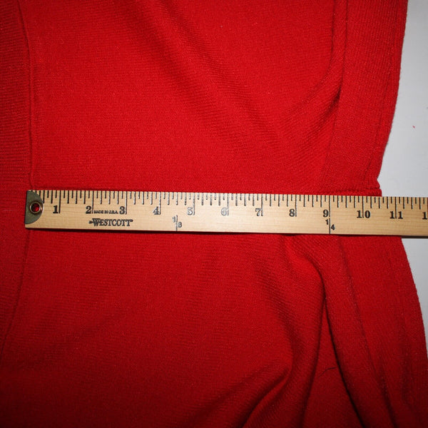 Toula Sz 4 x 30 Red Wool Mid Rise Santana Knit Capri AS IS Pant