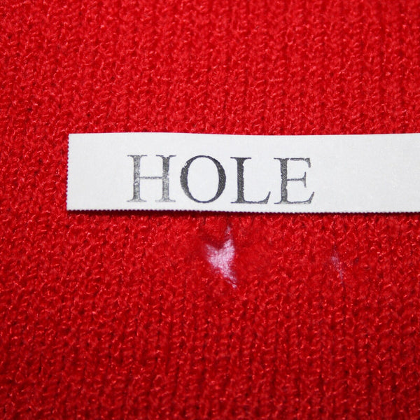 Toula Sz 4 x 30 Red Wool Mid Rise Santana Knit Capri AS IS Pant