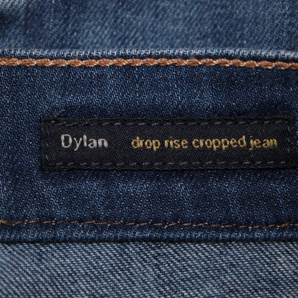 Citizens Of Humanity Jeans Dylan Sz 26 x 27 Blue Denim Ankle Crop Cotton Jeans
