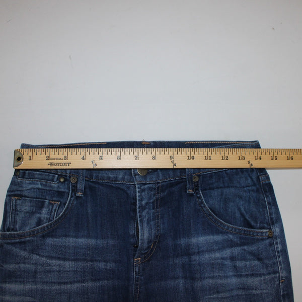 Citizens Of Humanity Jeans Dylan Sz 26 x 27 Blue Denim Ankle Crop Cotton Jeans
