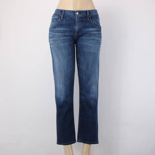 Citizens Of Humanity Jeans Dylan Sz 26 x 27 Blue Denim Ankle Crop Cotton Jeans