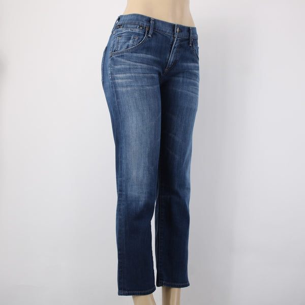 Citizens Of Humanity Jeans Dylan Sz 26 x 27 Blue Denim Ankle Crop Cotton Jeans