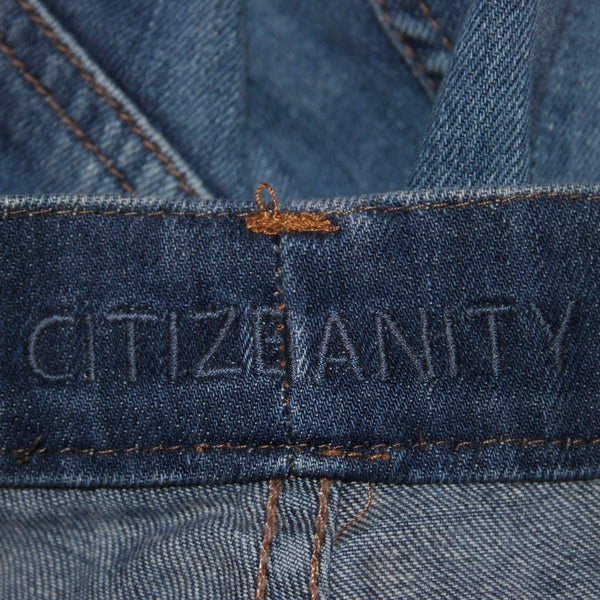 Citizens Of Humanity Jeans Dylan Sz 26 x 27 Blue Denim Ankle Crop Cotton Jeans