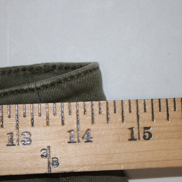 J Jill Capri Pant NEW $79 Denim Sz 2 x 27 Lt Moss Green Crop Cotton Capri Pant