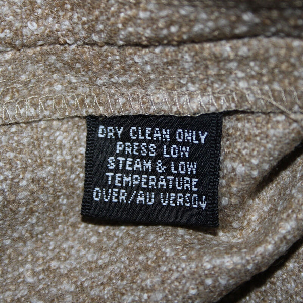 Ellen Tracy NEW $179 Sz 8 x 32 Palomino Tan Cream Pockets Wool Alpaca Silk Pant