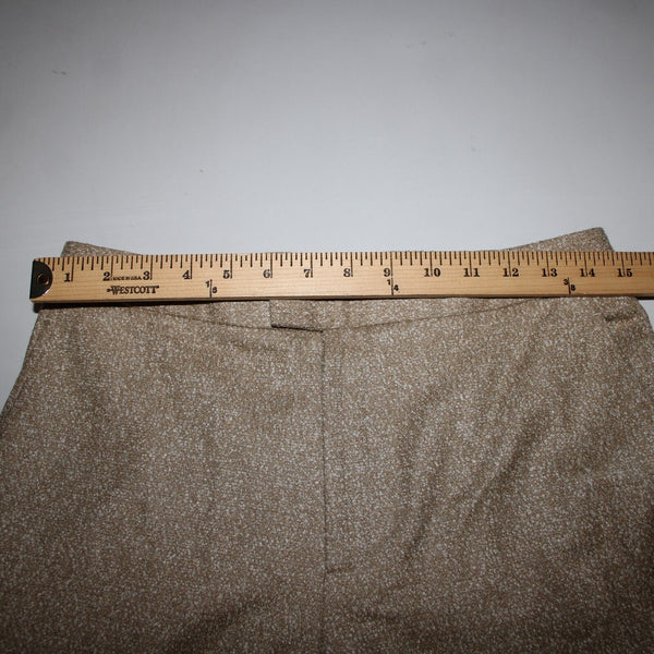 Ellen Tracy NEW $179 Sz 8 x 32 Palomino Tan Cream Pockets Wool Alpaca Silk Pant