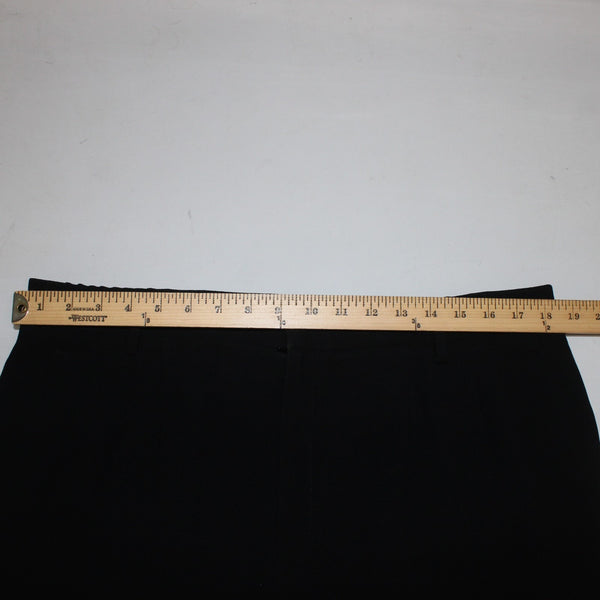 Ellen Tracy Pant NEW $258 Sz 18 x 30 Black Straight No Pockets Acetate Poly Pant