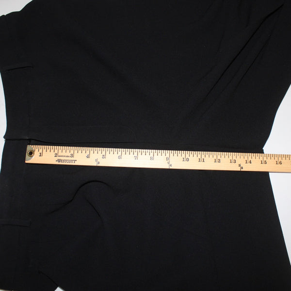 Ellen Tracy Pant NEW $258 Sz 18 x 30 Black Straight No Pockets Acetate Poly Pant