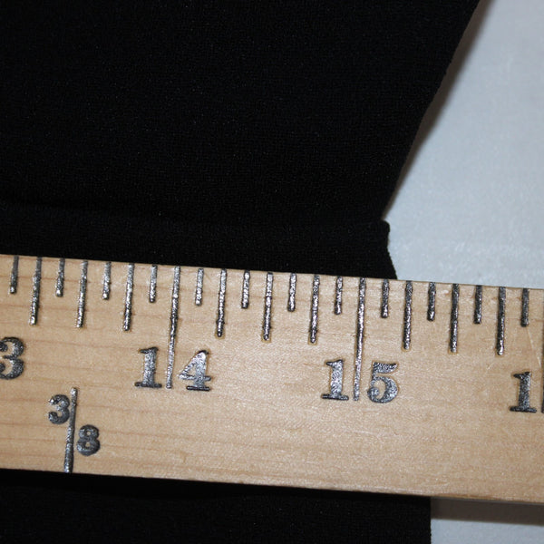 Ellen Tracy Pant NEW $258 Sz 18 x 30 Black Straight No Pockets Acetate Poly Pant