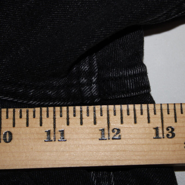 Abercrombie Fitch NEW $100 Curve Love Sz 35 20r x 31 Black Denim Cotton Jeans