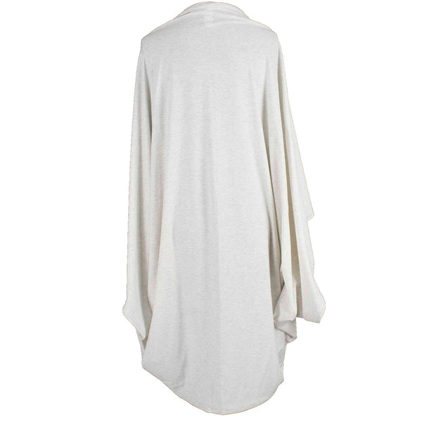Lululemon Sz OS Gray Prima Cotton Lyocell Long Wrap Jacket