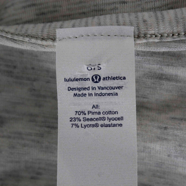 Lululemon Sz OS Gray Prima Cotton Lyocell Long Wrap Jacket