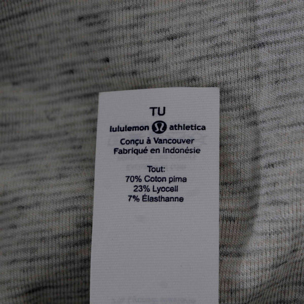 Lululemon Sz OS Gray Prima Cotton Lyocell Long Wrap Jacket
