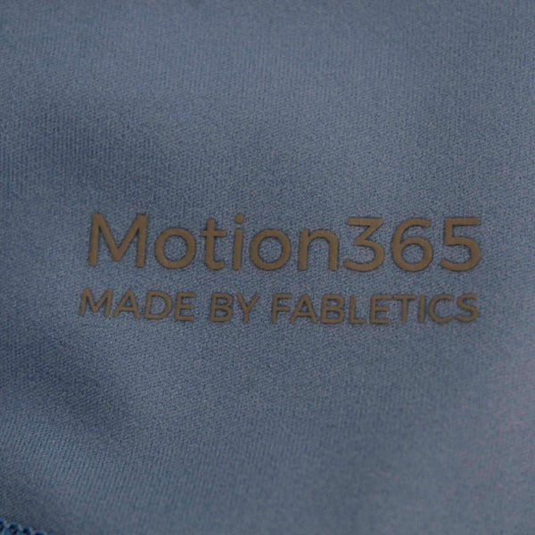 Fabletics Trinity High Waist NEW $65 Sz XL x 23 Blue Nylon Blend AW Pocket Capri