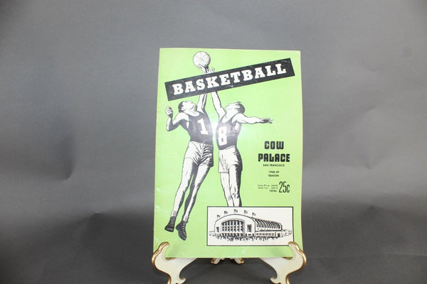 Cow Palace San Francisco 1948-49 Season Basketball Program
