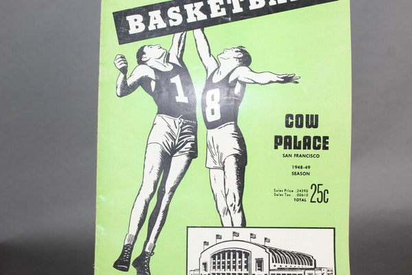Cow Palace San Francisco 1948-49 Season Basketball Program