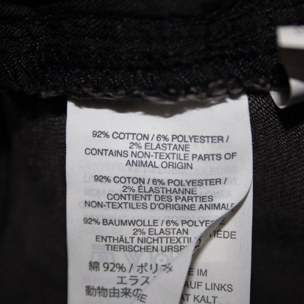 Madewell NEW Sz 30s x 26 Black Distressed Ankle High Rise Skinny Cotton Jeans