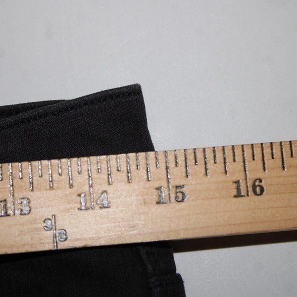 Madewell NEW Sz 30s x 26 Black Distressed Ankle High Rise Skinny Cotton Jeans