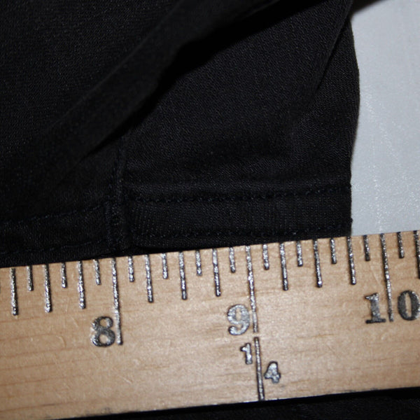 Madewell NEW Sz 30s x 26 Black Distressed Ankle High Rise Skinny Cotton Jeans