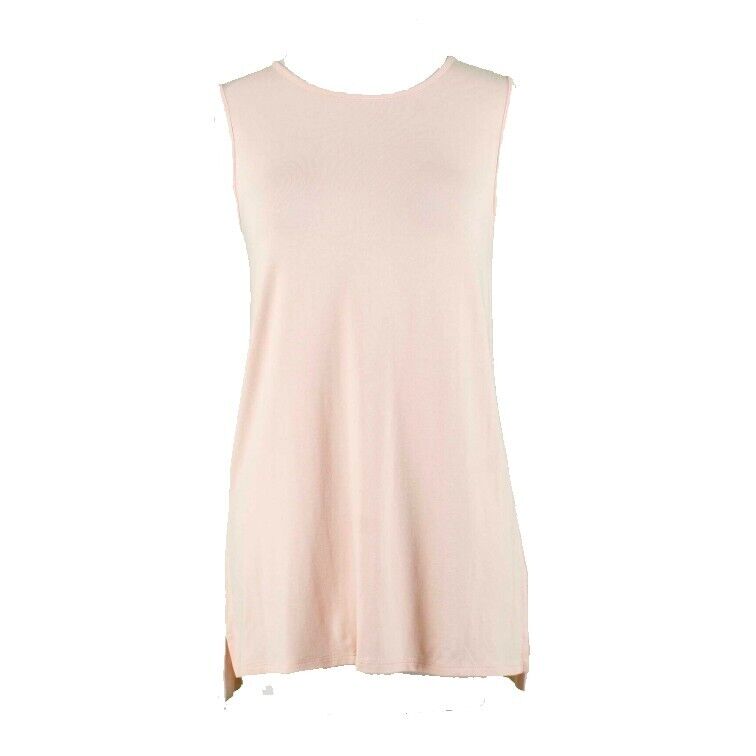 J Jill Wearever Collection NEW $49 Sz XS Peach Hi Lo Split Sides Rayon Lycra Top