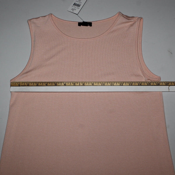 J Jill Wearever Collection NEW $49 Sz XS Peach Hi Lo Split Sides Rayon Lycra Top