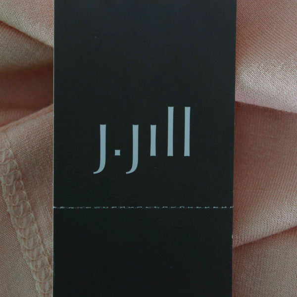 J Jill Wearever Collection NEW $49 Sz XS Peach Hi Lo Split Sides Rayon Lycra Top