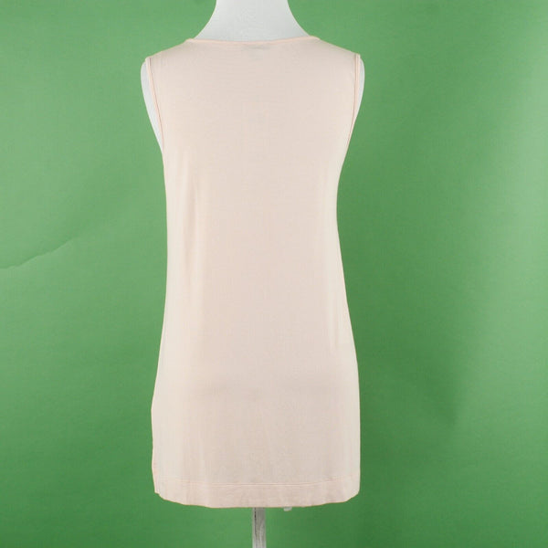 J Jill Wearever Collection NEW $49 Sz XS Peach Hi Lo Split Sides Rayon Lycra Top
