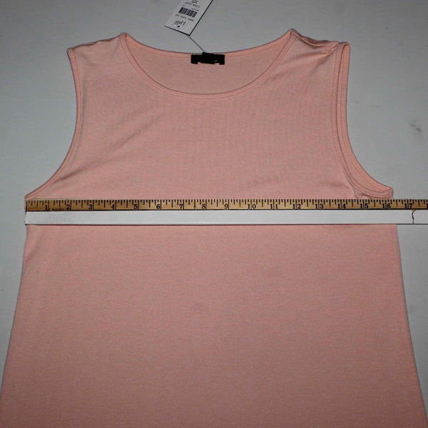 J Jill Wearever Collection NEW $49 Sz XS Peach Hi Lo Split Sides Rayon Lycra Top