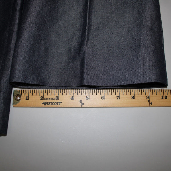 Cartonnier Sz 4 x 25 Blue Denim Button Side Linen Cotton Crop Jeans