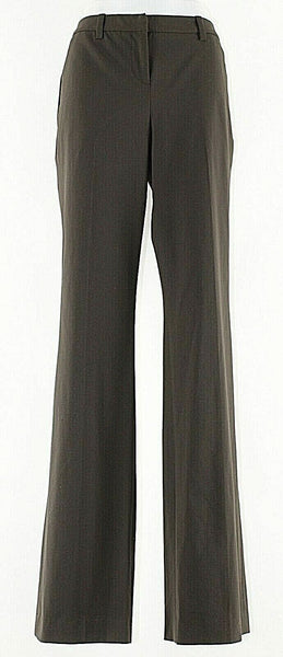 Halogen Taylor NEW $70 2 x 33 Dark Brown Polyester Viscose Spandex Pant