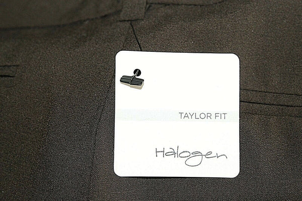 Halogen Taylor NEW $70 2 x 33 Dark Brown Polyester Viscose Spandex Pant