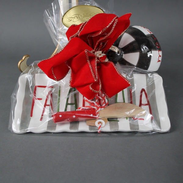 Mud Pie NEW Fa La Painted Everything W Ornament Plate