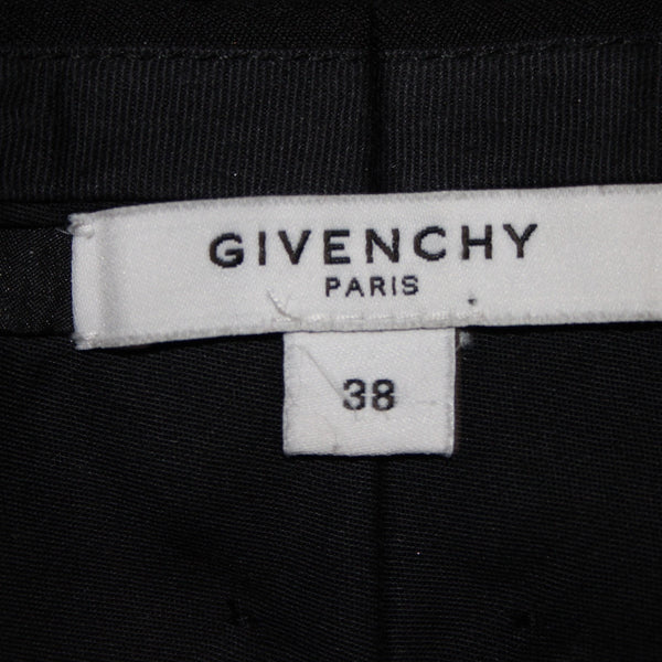 Givenchy Pant Sz 38 x 30 Black Pockets Straight Leg Wool Viscose Pant