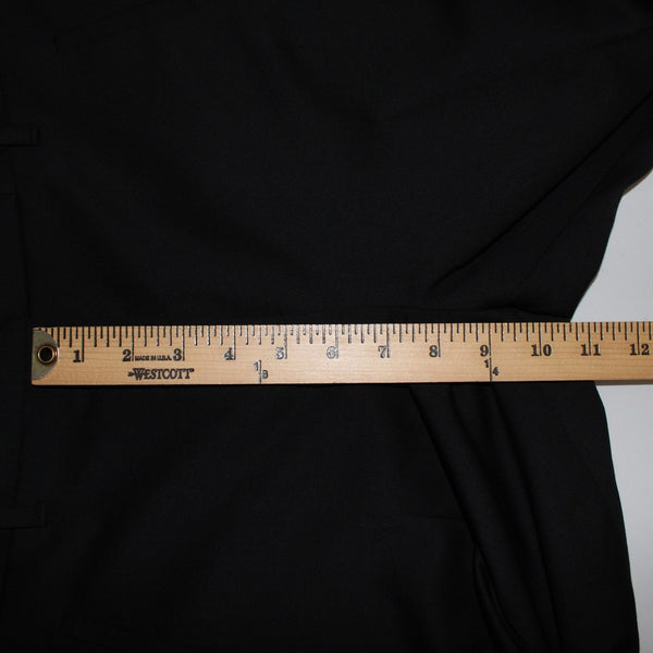 Givenchy Pant Sz 38 x 30 Black Pockets Straight Leg Wool Viscose Pant