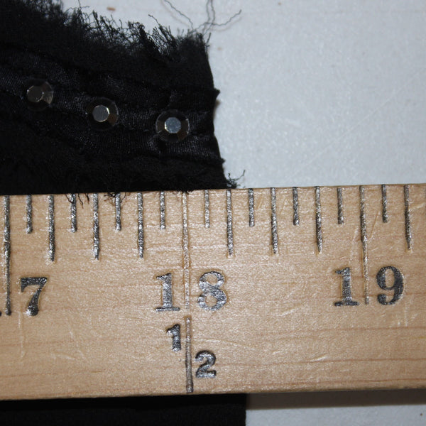 Rebecca Taylor Top Sz 4 Black Embellished Asymm Sleeveless 100% Polyester Top